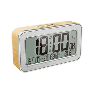 Decorativo regalo creativo <span class=keywords><strong>de</strong></span> la gran <span class=keywords><strong>pantalla</strong></span> <span class=keywords><strong>de</strong></span> <span class=keywords><strong>fondo</strong></span> siesta <span class=keywords><strong>Digital</strong></span> Rectangular <span class=keywords><strong>de</strong></span> madera <span class=keywords><strong>de</strong></span> la Mesa <span class=keywords><strong>de</strong></span> escritorio <span class=keywords><strong>reloj</strong></span> Lcd - Product Image 2