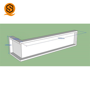 Mostrador de Barra Personalizado para Restaurante, Cafetería, Bar de Vinos, Superficie Sólida Industrial para Jugos, Leche y Té - Product Image 6