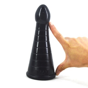 FAAK025 küçük boyutu noel şapka şekilli popo fiş orta yapay penis oyuncak yetişkin seks ürünleri erkekler kadınlar hem anal plug uyar - Product Image 4
