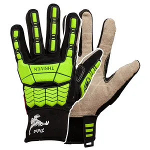Mechanic Gloves Mechanical Oilfield Impact Resistant Gloves With Good Grip