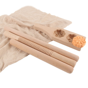 Biểu Tượng Tùy Chỉnh Xoắn Ốc Khắc Nhà Bếp Công Cụ Nướng Pháp Bột Pastry Kẹo Ngọt Cookie Pastry Dập Nổi Kết Cấu Bằng Gỗ Cán <span class=keywords><strong>Pin</strong></span> - Product Image 5