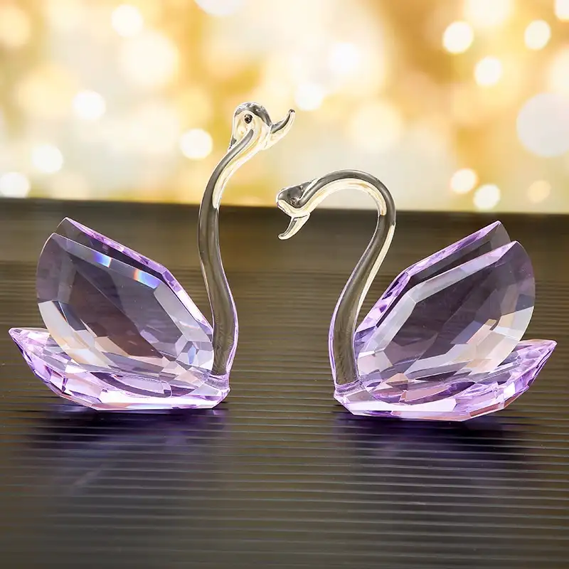 K9, regalo de boda de alta calidad y regalo de San Valentín, cisne de cristal
