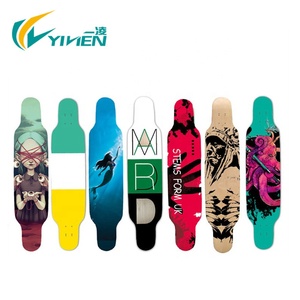 42 ''Arce Longboard skate <span class=keywords><strong>Tabla</strong></span> de skate en blanco al por mayor acepta patrón personalizada - Product Image 1
