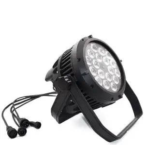 New Product Outdoor Led Par 18pcs x 18w Rgbwa+uv 6in1 Waterproof Mini Disco Light