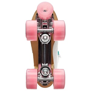 Della ragazza Classic Roller Skate 4 Ruote Piastra di Alluminio Quad Skate Pista di Pattinaggio - Product Image 3
