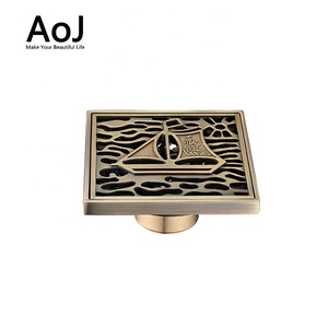 De alta calidad cuadrados anti-olor ideal de drenaje de piso de latón de drenaje de piso - Product Image 4