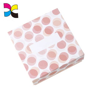Coloré impression rose couleur en carton personnalisé taille belle gify boîte avec d'autres morceaux de papier - Product Image 3