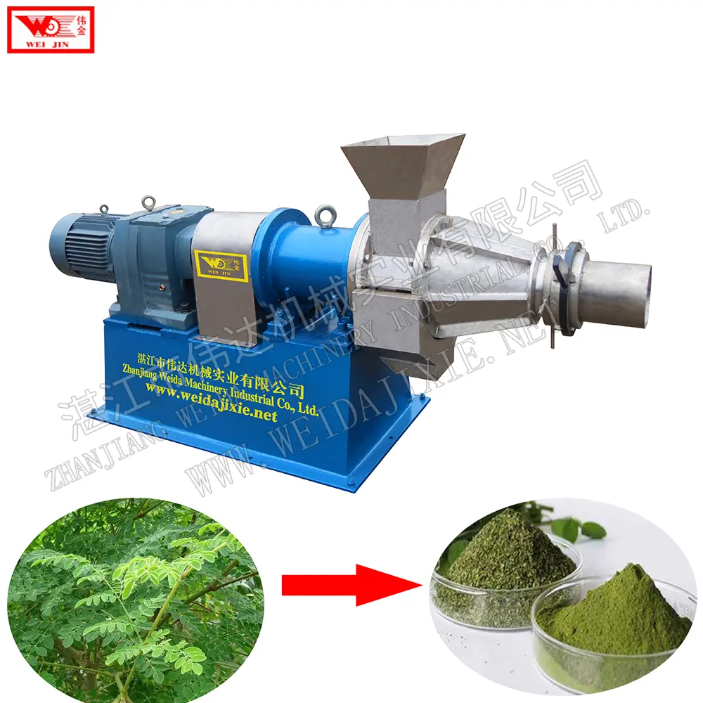 Made In China High Quality Industrial Spiral Screw Corn Leaves Juice Making Machine