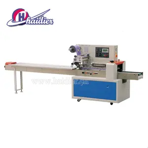 Croissant rotary pillow package machine full automatic bakery equipment for sale