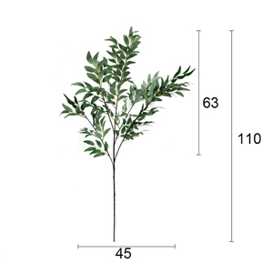 Artificial <strong>Willow</strong> Grass <strong>Branches</strong> Leaves Artificial Greenery for Home Decoration - Product Image 3