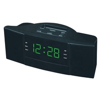 Retro antika büyük masa başucu erteleme uyku zamanlayıcı 1.8 "LED dijital AM FM radyo çalar saat