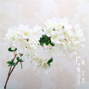 <span class=keywords><strong>2</strong></span> m Artificielle Crape Myrte Faux Sakura Fleurs Plante Bureau Table Décoration En Pot - Product Image 5