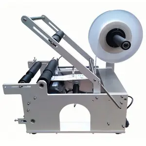 Tabletop Semi Automatic Bottle Sticker Applicator Labeling Machine