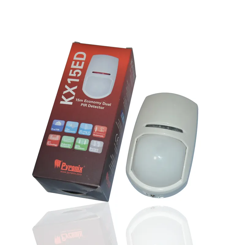 Dual PIR detector alarm safety home sensor KX15ED