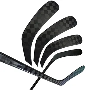 Chất lượng chuyên nghiệp composite hockey trên băng dính cao cấp/carbon sợi trống hockey gậy/vẻ đẹp màu đen hockey gậy