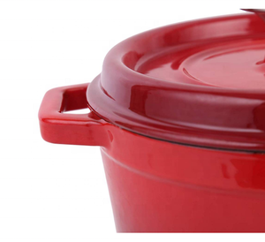 Casseroles et poêles en fonte émaillé, Casseroles de cuisine style européen en fonte