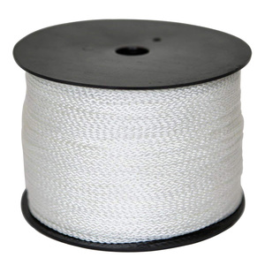 <span class=keywords><strong>Corde</strong></span> en <span class=keywords><strong>nylon</strong></span> tressée solide blanche de 5 mm pour usages multiples - Product Image 1