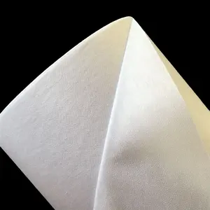 Tissu adhésif de doublure en polyester non tissé, doublure intermédiaire