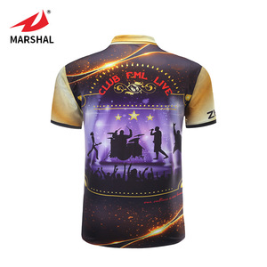 Los hombres famoso nombre de marca uniformes camiseta con logotipo personalizado dardo camisa - Product Image 3