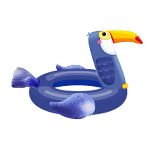China supplier wholesale high quality international baby <span class=keywords><strong>bird</strong></span> blue swimming circle - Product Image 2