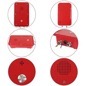 IP67 impermeable de voz sobre telefonía <span class=keywords><strong>IP</strong></span> para túneles prueba de vandalismo de aluminio fundido VoIP Industrial teléfono - Product Image 6