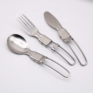 Material <span class=keywords><strong>de</strong></span> metal y juegos <span class=keywords><strong>de</strong></span> <span class=keywords><strong>cubiertos</strong></span> Tipo <span class=keywords><strong>de</strong></span> <span class=keywords><strong>cubiertos</strong></span> <span class=keywords><strong>Cubiertos</strong></span> plegables para acampar - Product Image 2