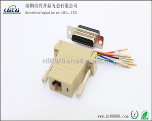 Db15p a RJ45 conector eléctrico doble campana - Product Image 4