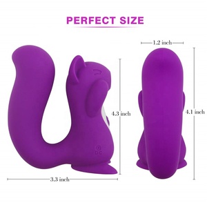 Vibratore Scoiattolo a Suzione Multimodalità Massaggiatore Elettrico per il Seno e Stimolatore Clitorideo per Masturbazione Sex Toy Vibrante per Adulti per Donna - Product Image 2