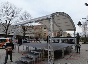 Sân Khấu Di Động Sân Khấu Nhôm Di Động Với Bánh Xe - Product Image 6