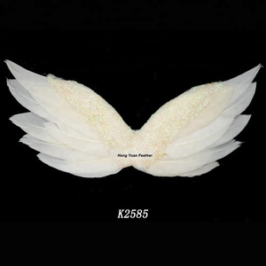 Petit Bébé Plume Ailes <span class=keywords><strong>D</strong></span>'ange Suspendus <span class=keywords><strong>Ornement</strong></span> Pour Le Mariage De Noël Costume Dance Party Cosplay Spectacle <span class=keywords><strong>D</strong></span>écor - Product Image 4