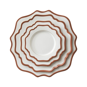 JC exclusiva portugués de plata blanco vajilla de porcelana - Product Image 4