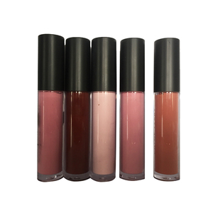 Etiqueta Privada vegano lindo Rosa natural pura de maquillaje cosméticos brillo de labios para las niñas - Product Image 6