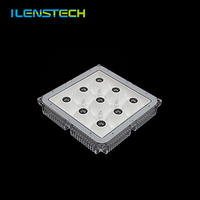 Angelilenstech — lentille optique led 9 en 1, acrylique clair, diffuseur de lumière, 60 degrés pour 2525 3030 3535 5050