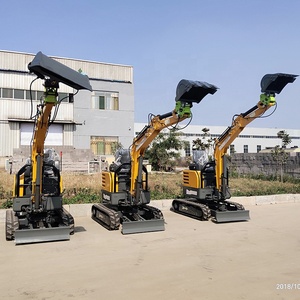 Rétractable chaussures 2 tonnes <span class=keywords><strong>mini</strong></span> <span class=keywords><strong>pelle</strong></span> avec attelage rapide godet de creusage et auvent - Product Image 4