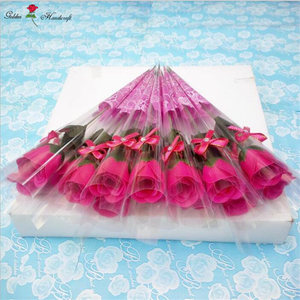 Commercio all'ingrosso fiore artificiale singolo stelo fiore di rosa del sapone per il regalo <span class=keywords><strong>della</strong></span> <span class=keywords><strong>madre</strong></span> - Product Image 6