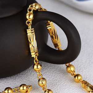 XL4211 <span class=keywords><strong>xuping</strong></span>-cadena de <span class=keywords><strong>oro</strong></span> saudita para hombre, cadena de <span class=keywords><strong>oro</strong></span> de 24k + cadena de <span class=keywords><strong>oro</strong></span> chapado 24k - Product Image 2