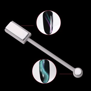 उच्च गुणवत्ता बिल्ली नेत्र जेल दो रास्ता कील कला पेन उपकरण चुंबक कलम - Product Image 4