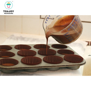 Personnalisé imprimé papier revêtements de gâteau gâteau au <span class=keywords><strong>chocolat</strong></span> bac à papier - Product Image 6