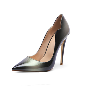 Chengdu Manifattura di Grande Formato 4 di Colore DELL'UNITÀ di ELABORAZIONE di Brevetto <span class=keywords><strong>Tacchi</strong></span> A Spillo Pompe <span class=keywords><strong>Scarpe</strong></span> Da Donna - Product Image 5