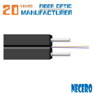 Necero 20 años cables de comunicación de fábrica oem interior LSZH funda 1 2 4 6 8 core FTTH fibra óptica gota cable - Product Image 4