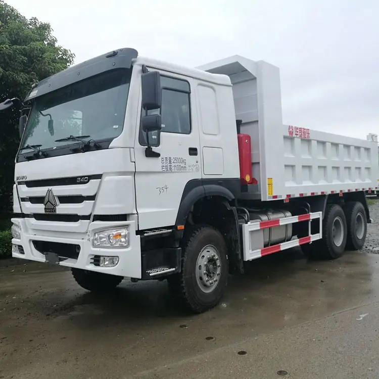 Truk sampah tugas berat Euro2 Harga untuk konstruksi muck ore truk truk pembuang uap