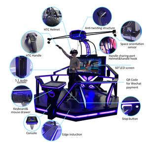 Vilvulas termostiticas vr9d Simulador de juegos de realidad Virtual Gran <span class=keywords><strong>Cine</strong></span> VR paseos VR HTC VIVE - Product Image 5
