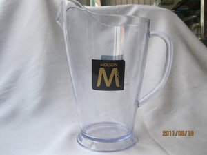 1.8L personnalisation en plastique haute clair PS/acrylique bouilloire bouteille de jus de bière <span class=keywords><strong>pichet</strong></span> de jus - Product Image 2
