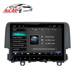 AuCAR 9" Android 10 Car Multimedia Player GPS Navigation Touch Screen Car Stereo Video Audio Car Radio for Honda Civic 2016-2018