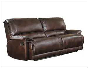 أريكة استرخاء مزدوجة, أريكة فاخرة لغرفة المعيشة مصنوعة من الجلد الفاخر