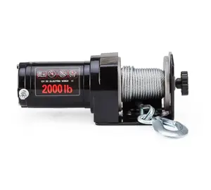 Portable 2000lb Electric Winch ATV/UTV Recovery Winch With Switch Handle CE Approved