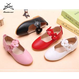 Tamaño 21-36 niños <span class=keywords><strong>Venta</strong></span> caliente barato zapatos de princesa de la moda Slip-on arco zapatos de cuero de la PU para zapatos - Product Image 1