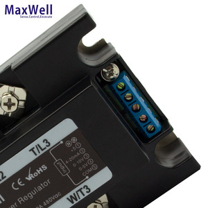Pidmaxwell MS-3VD3860C 3 상 60 Amp 4-20mA 산업용 난방 전압 조정기 SSR (고속 퓨즈 및 초과 온도 보호) - Product Image 3
