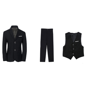 Costume trois pièces pour garçons, gilet et <span class=keywords><strong>pantalon</strong></span> Blazer, tenue <span class=keywords><strong>de</strong></span> soirée pour bébés - Product Image 4