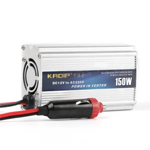 小尺寸交流到直流逆变器 12v 220v 150w 逆变器太阳能发电系统瓦特修改正弦波